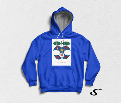 Hoodie Felpa bianca con cappuccio - Chi Vespa mangia le mele