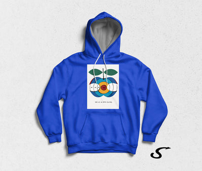 Hoodie Felpa bianca con cappuccio - Chi Vespa mangia le mele