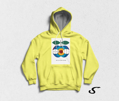 Hoodie Felpa bianca con cappuccio - Chi Vespa mangia le mele