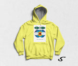 Hoodie Felpa bianca con cappuccio - Chi Vespa mangia le mele