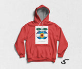 Hoodie Felpa bianca con cappuccio - Chi Vespa mangia le mele