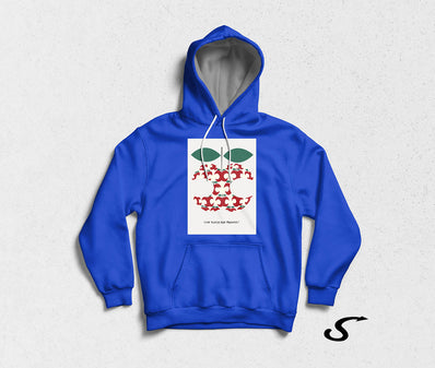 Hoodie Felpa bianca con cappuccio - Chi Vespa mangia le mele