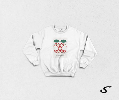 Sweatshirt Felpa girocollo Chi Vespa mangia le mele