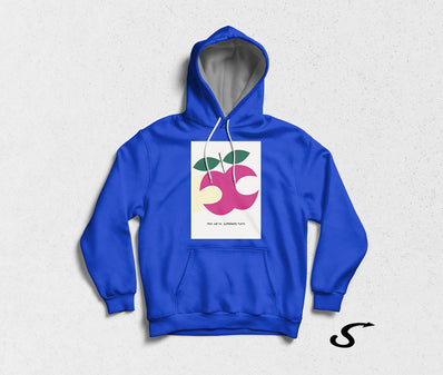 Hoodie Felpa bianca con cappuccio - Chi Vespa mangia le mele