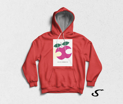 Hoodie Felpa bianca con cappuccio - Chi Vespa mangia le mele