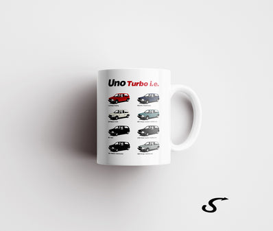 Tazza / Mug Fiat Uno Turbo i.e. colori